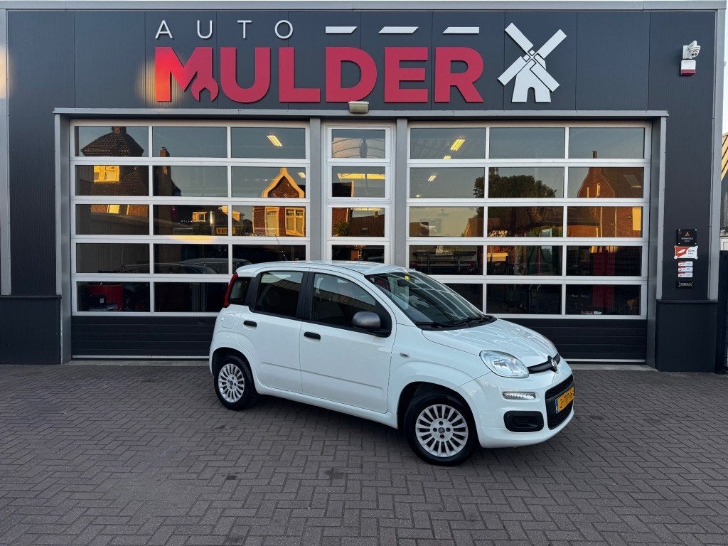 Fiat PANDA 0.9 TWINAIR ED. COOL / AIRCO / ELEC. RAMEN / BLEU, Voorwielaandrijving, Gebruikt, Panda, Wit