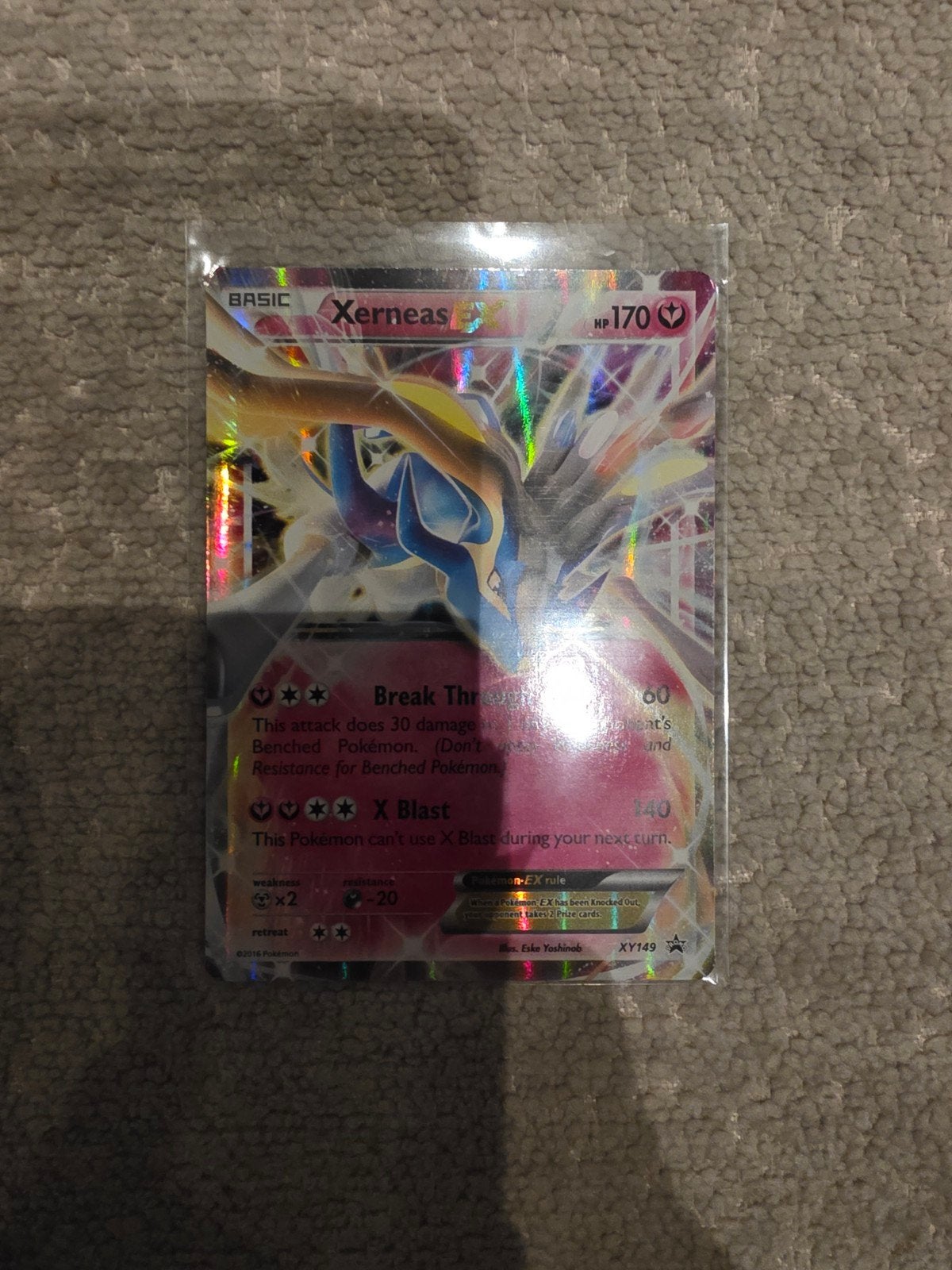 Xerneas EX XY149, Hobby en Vrije tijd, Ophalen of Verzenden, Zo goed als nieuw
