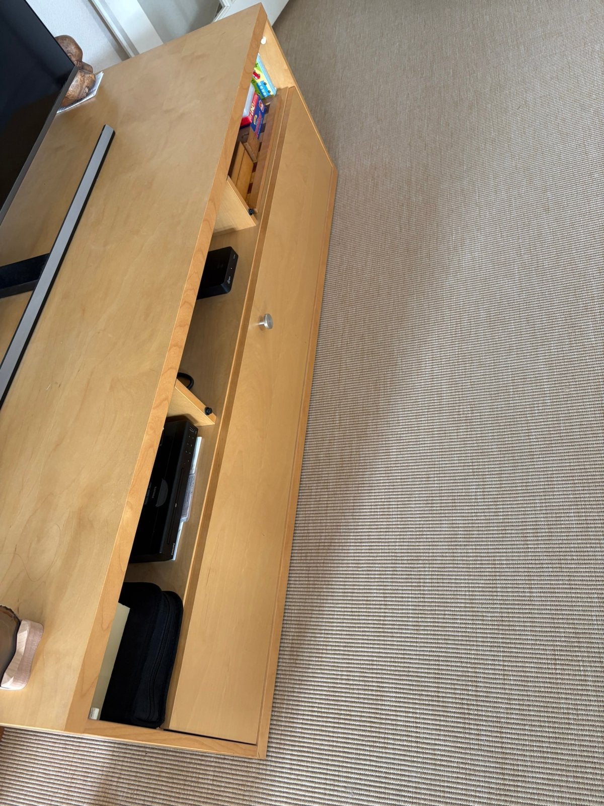 Tv meubel, Ophalen, Gebruikt, 25 tot 50 cm, Minder dan 100 cm