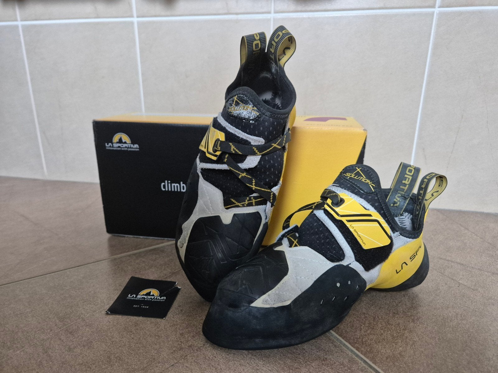 La Sportiva LS solution maat 41, Sport en Fitness, Ophalen of Verzenden, Zo goed als nieuw, Klimsportschoenen