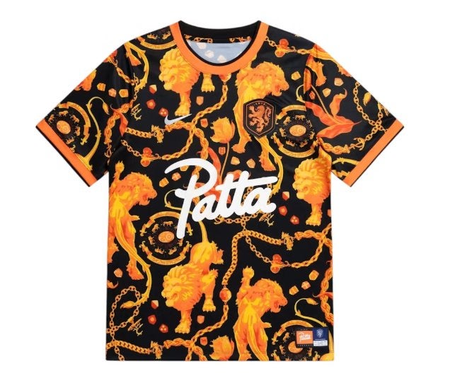Patta x Nike Nederland Pre-Match Shirt Jersey Oranje M, Maat 48/50 (M), Nike, Nieuw, Oranje