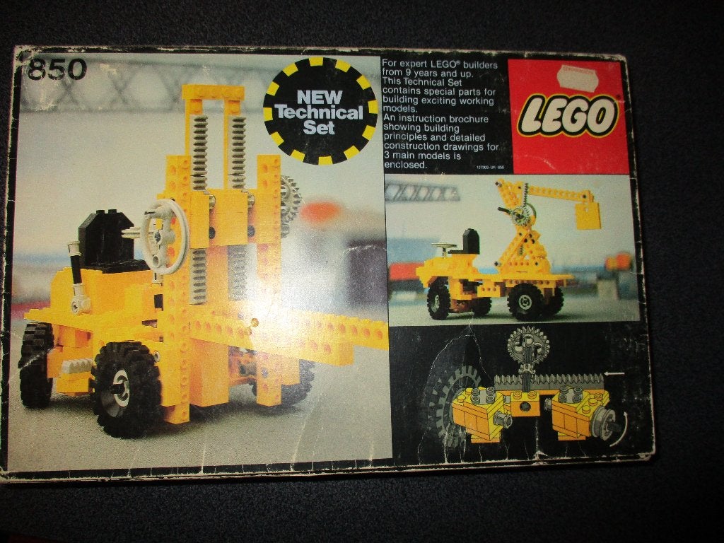 lego technic Set 850 Fork lift truck, Ophalen of Verzenden, Gebruikt, Complete set, Lego