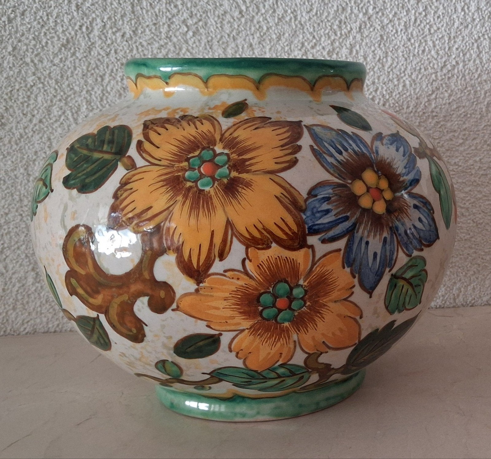 Gouda plateel bloemenvaasje, Antiek en Kunst, Antiek | Vazen, Ophalen of Verzenden