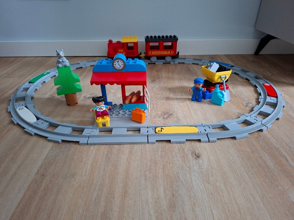 Lego Duplo Stoomtrein, 10874, Gebruikt, Overige thema's, Ophalen of Verzenden, Duplo