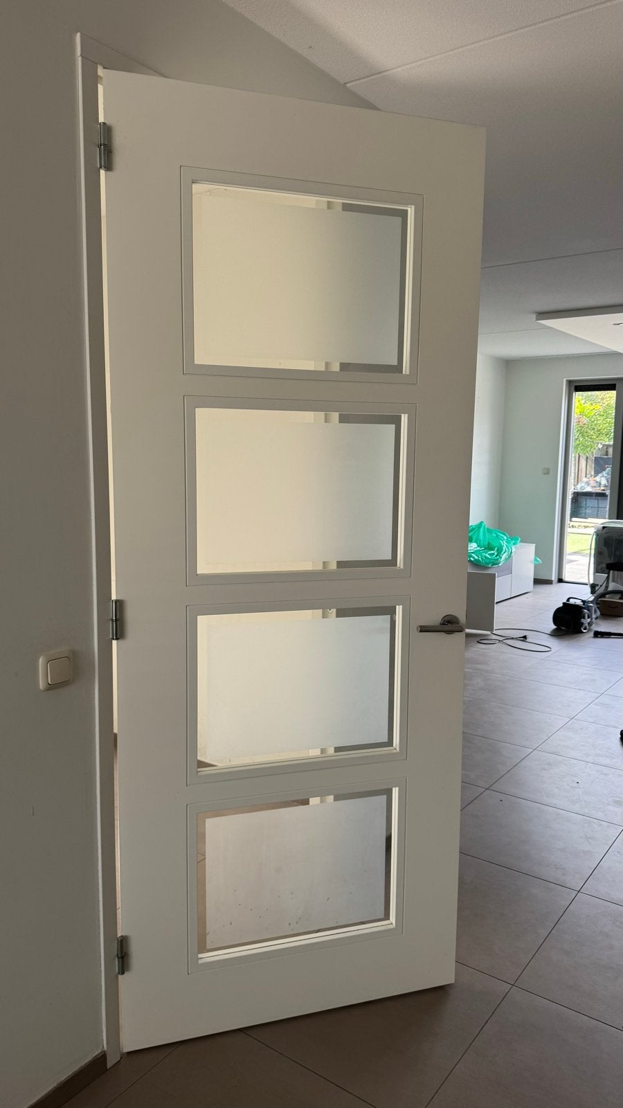 Svedex Binnendeur met Glaspanelen, Ophalen, 80 tot 100 cm, 215 cm of meer, Binnendeur
