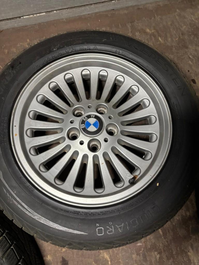 BMW 5-serie E39 4-velgen in goede staat, Auto-onderdelen, Ophalen, Gebruikt, Velg(en), 16 inch