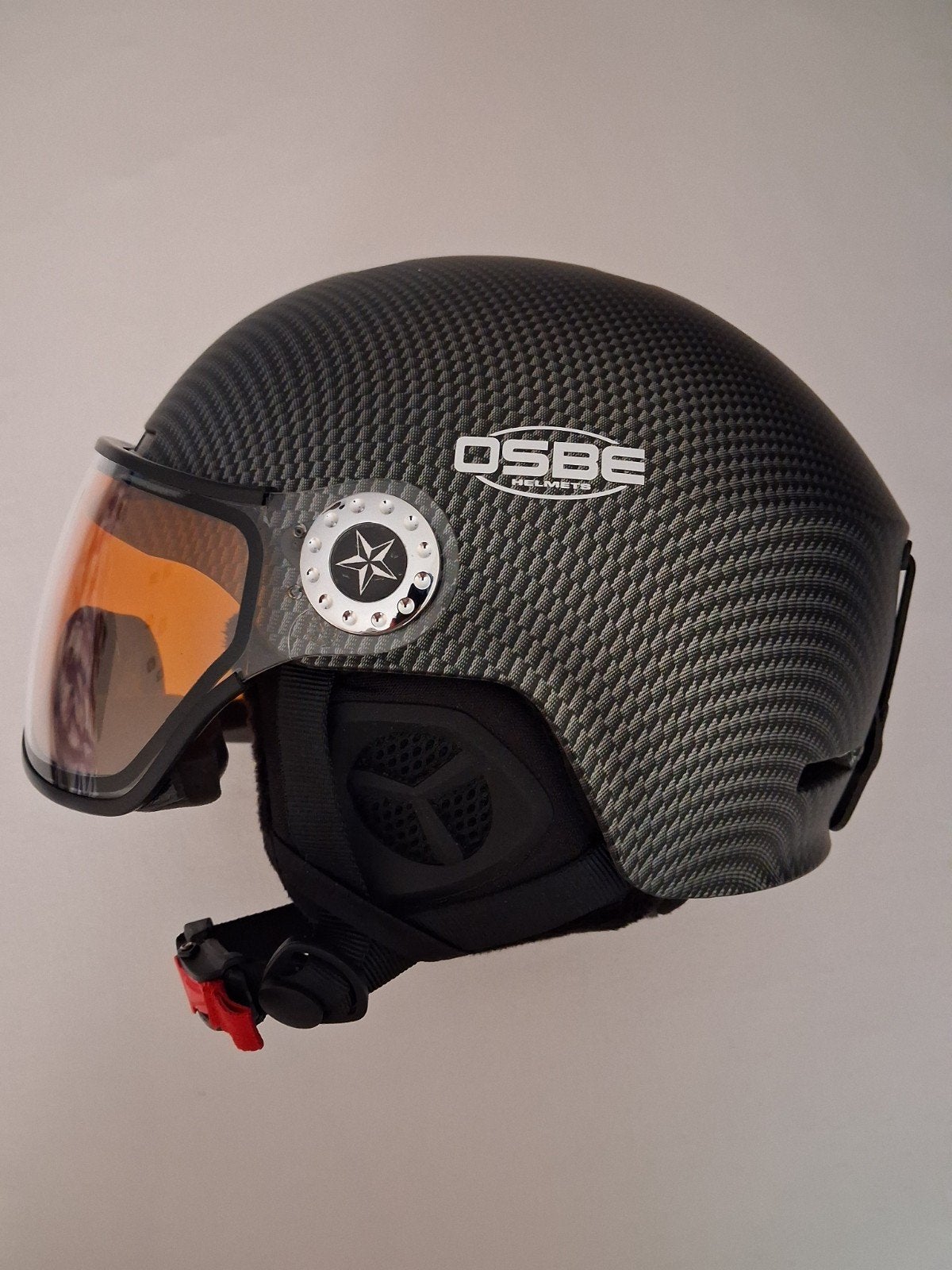 skihelm met vizier, Sport en Fitness, Skiën en Langlaufen, Overige typen, Zo goed als nieuw, Skiën, Ophalen