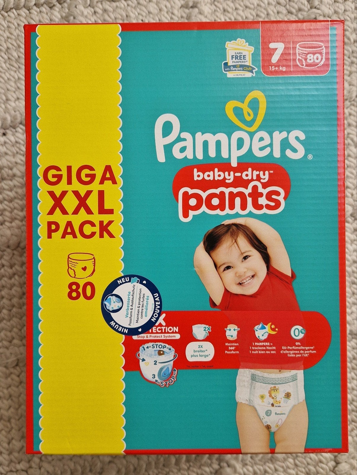 Pampers baby-dry pants maat 7, Ophalen of Verzenden, Nieuw