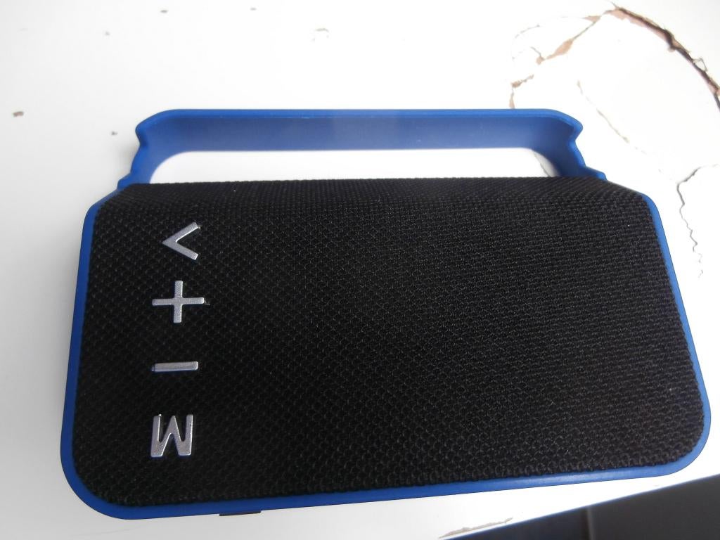 luidspreker  blauw speaker box geluidsbox Pulsar, Overige merken, Overige typen, Ophalen of Verzenden, Zo goed als nieuw