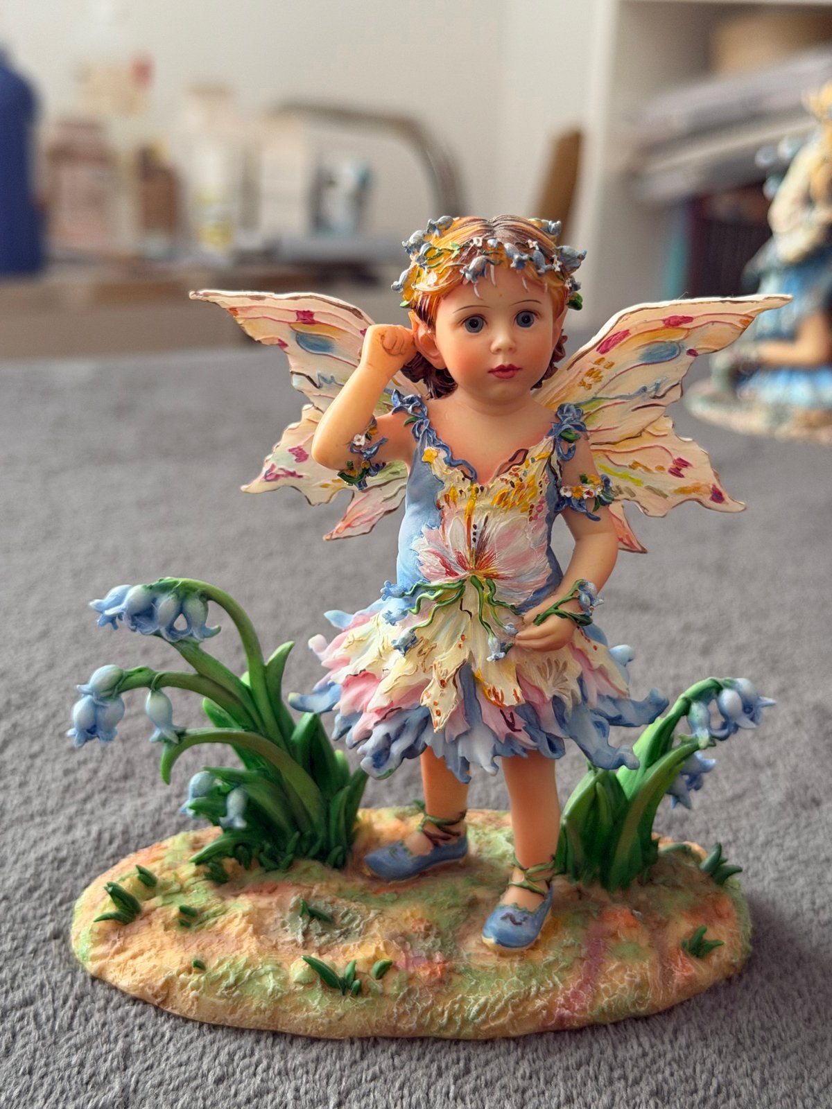 Cristine Haworth - Wooded Bluebell Faerie Beeldje, Ophalen, Zo goed als nieuw, Fantasy