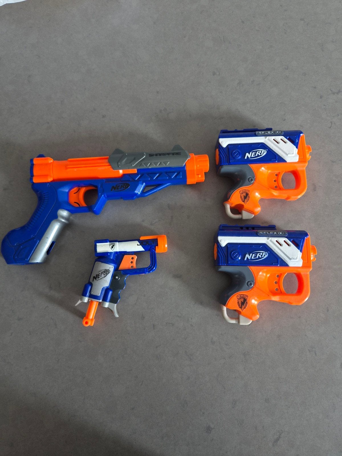 NERF Pistolen ruilen tegen chocoladereep, Kinderen en Baby's, Speelgoed | Overig, Ophalen, Gebruikt, Jongen of Meisje