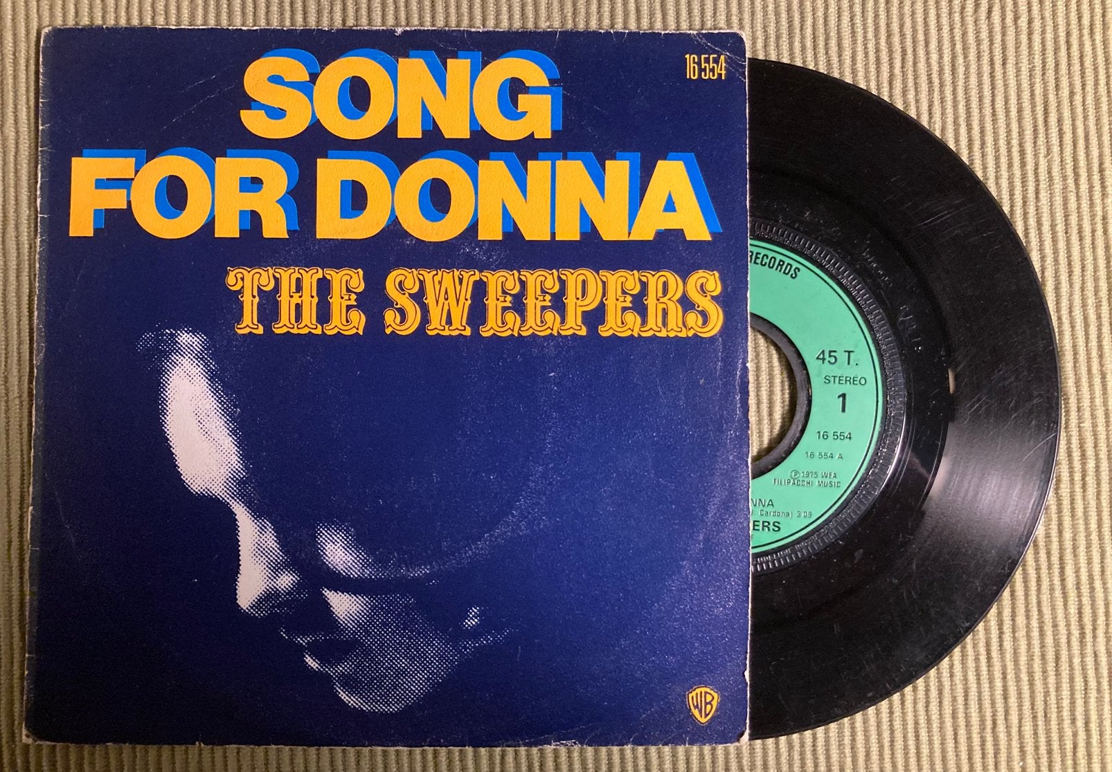 Vinyl single The Sweepers - Song for Donna, Cd's en Dvd's, Gebruikt, 7 inch, Ophalen of Verzenden, Pop