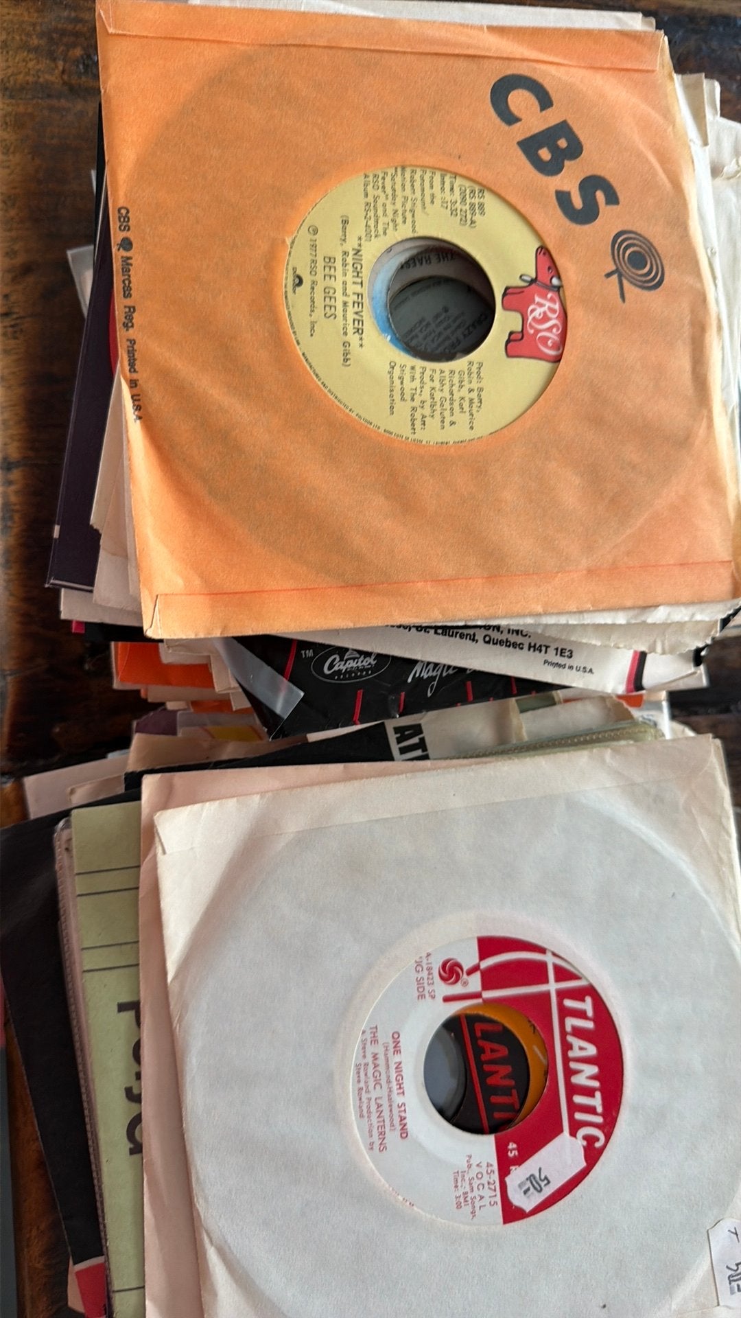 Mixpartij 180 vinyl singles Canada/USA, Cd's en Dvd's, Ophalen of Verzenden