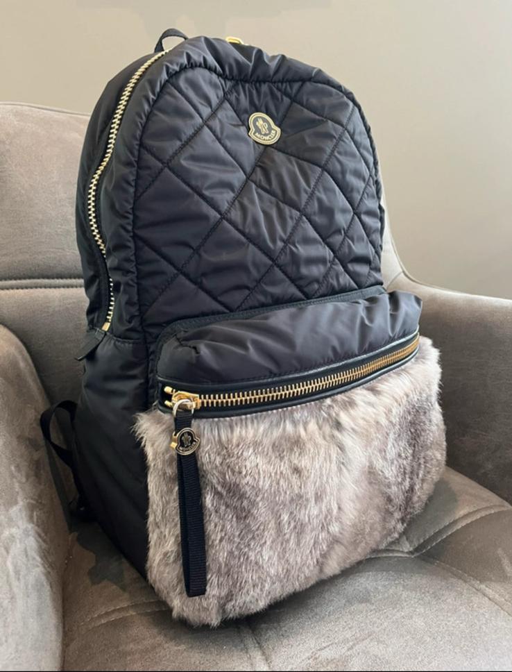 Originele Moncler rug tas Gigi Zaino back pack, Ophalen of Verzenden, Zo goed als nieuw, Overige merken