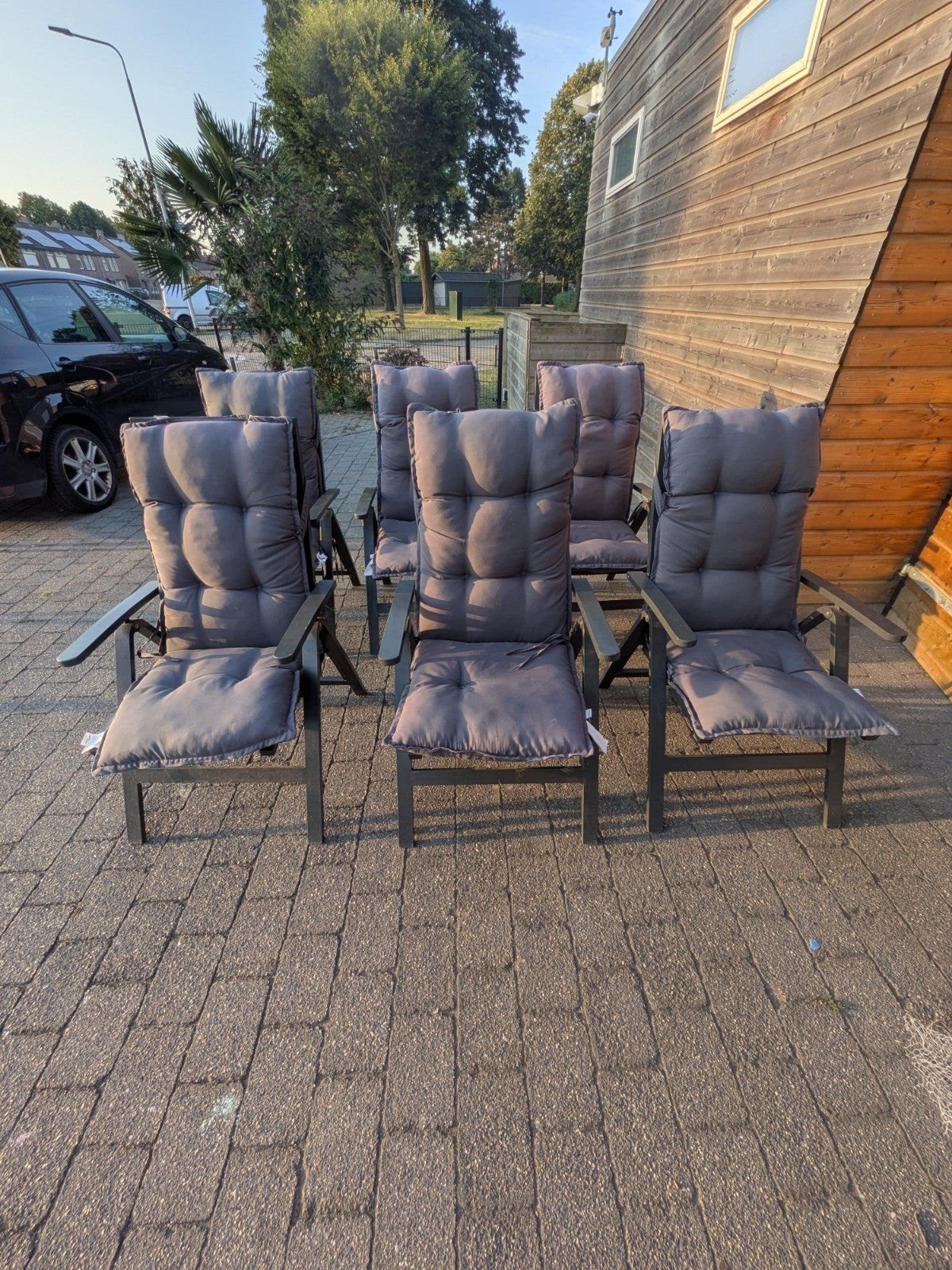 6 Vidaxl tuinkussens voor standenstoel - zo goed als nieuw, Tuin en Terras, Tuinsets en Loungesets, Ophalen, Zo goed als nieuw