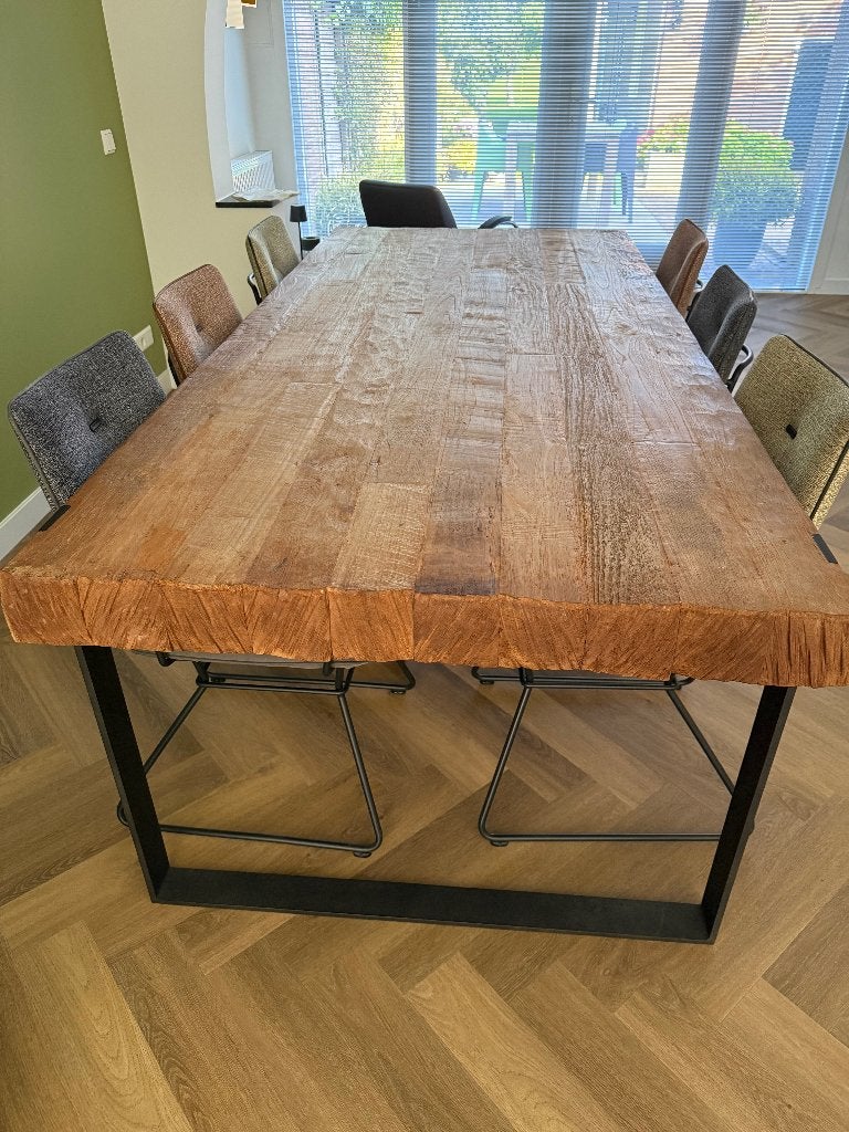 Eethoek, Ophalen, Gebruikt, Teakhout, 200 cm of meer