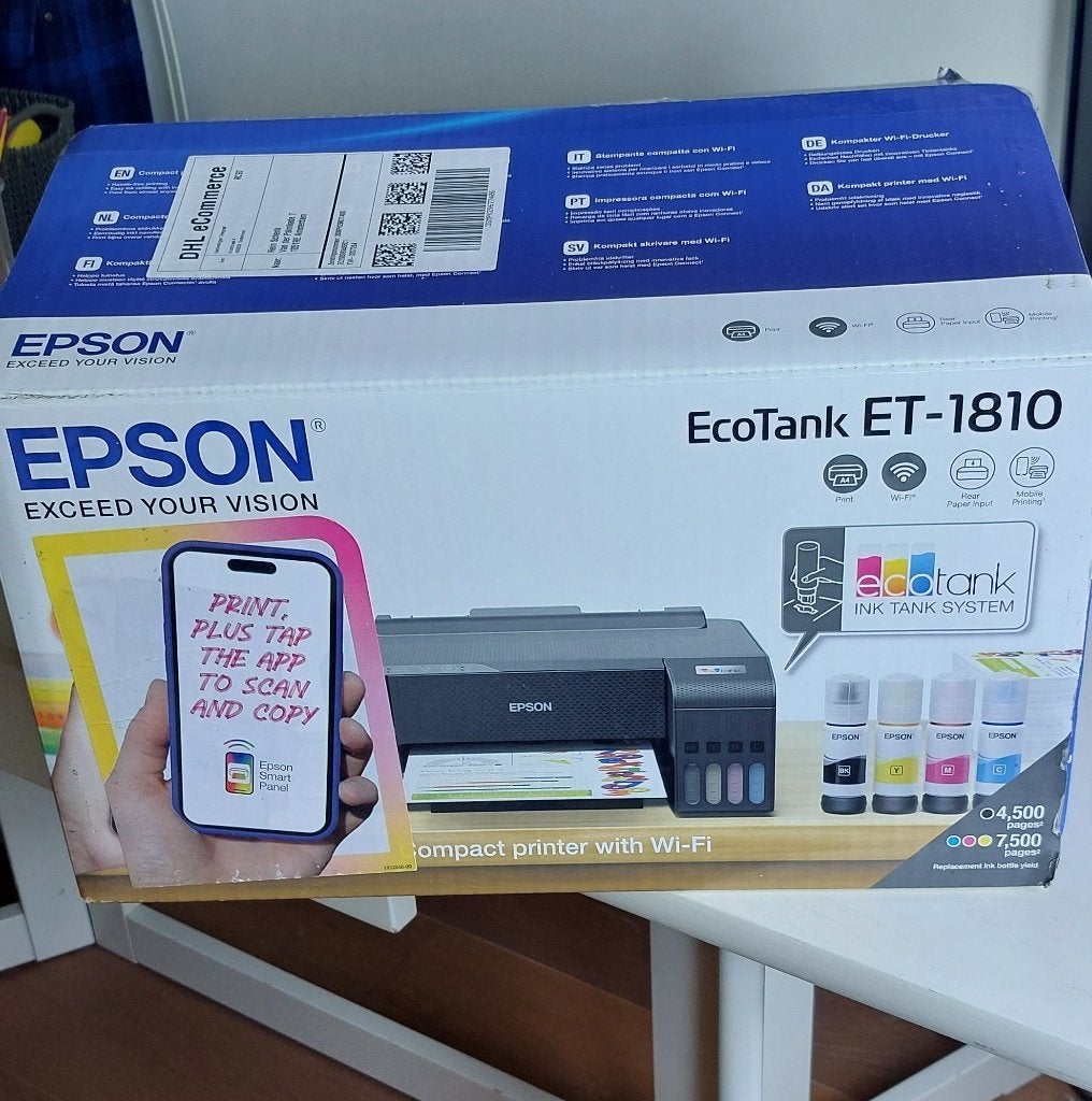 EPSON Inktjet printer ET-1810, Computers en Software, Ophalen, Kleur printen, Printer, Nieuw