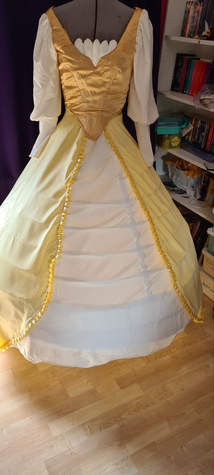 Pastel Geel Ariel Kostuum (De Kleine Zeemeermin 2, Ophalen of Verzenden, Overige thema's, Kleding, Maat 36 (S)