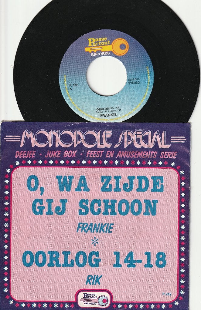 Frankie En De Trillers – Oorlog 1914-18 RARE Belgie, Ophalen, Gebruikt, Nederlandstalig