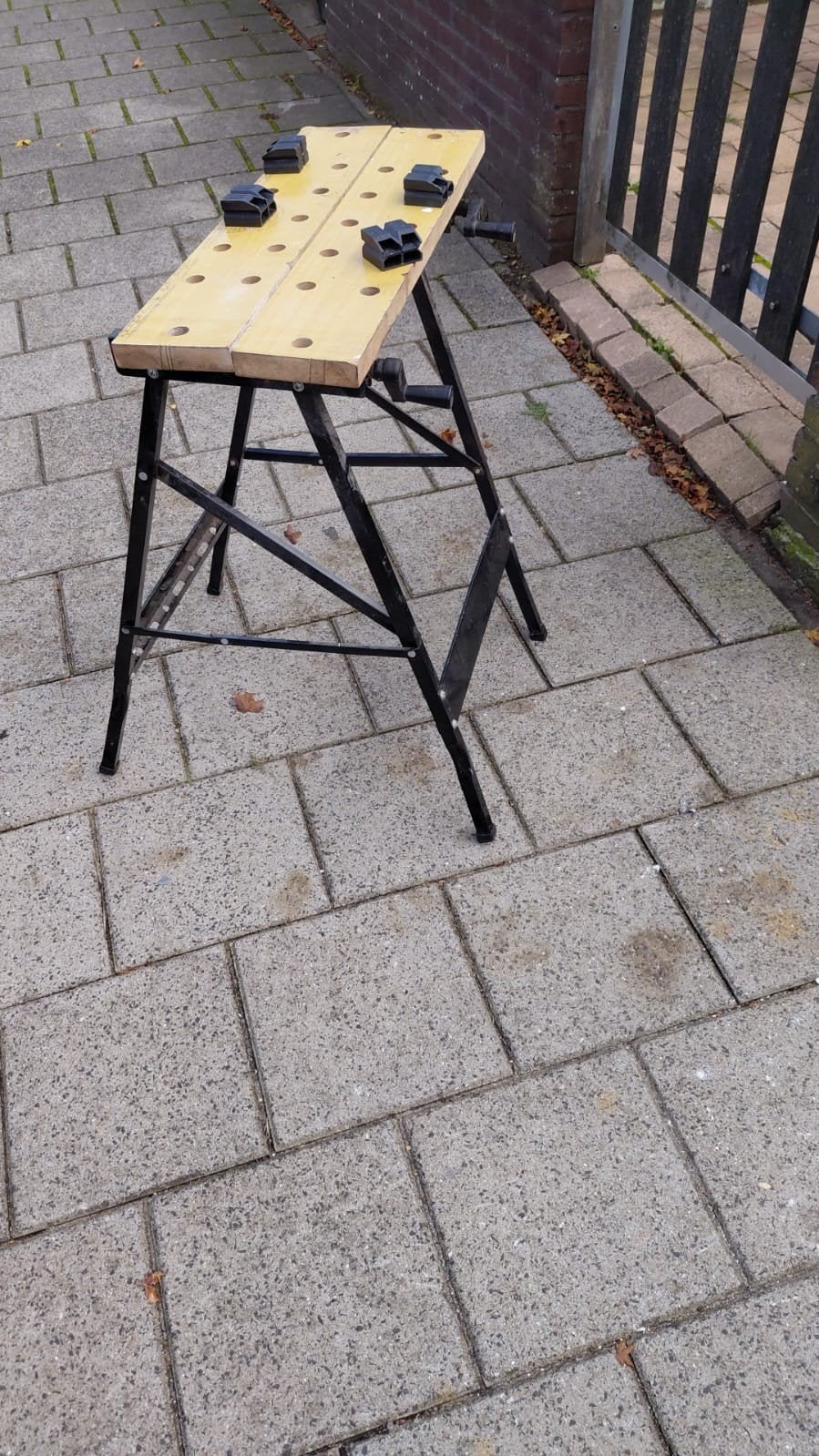 Inklapbare Werkbank, Ophalen, Gebruikt, 70 tot 120 cm, Inklapbaar