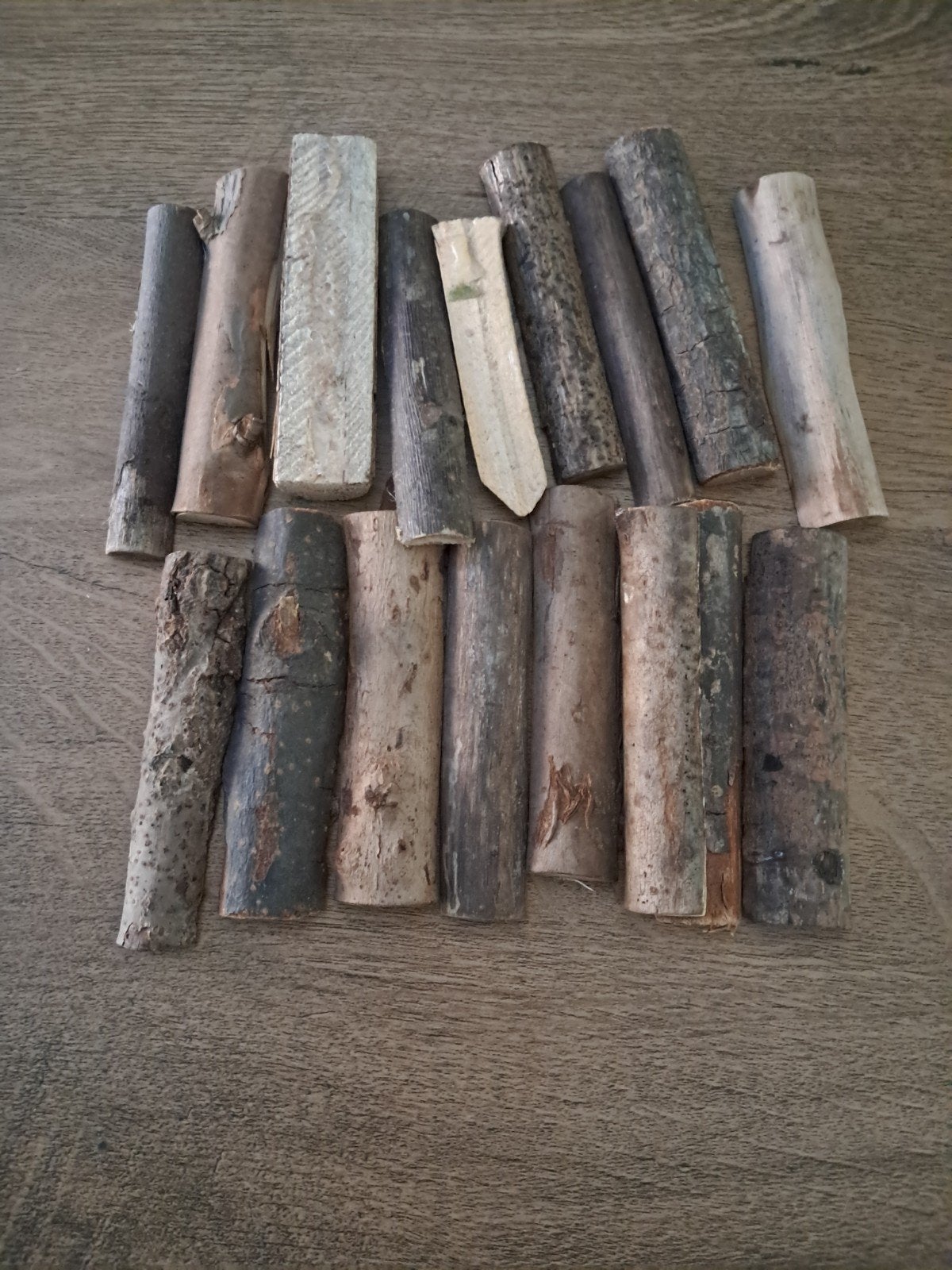 intratuin halve stukjes hout voor in een kerstdorp, Ophalen