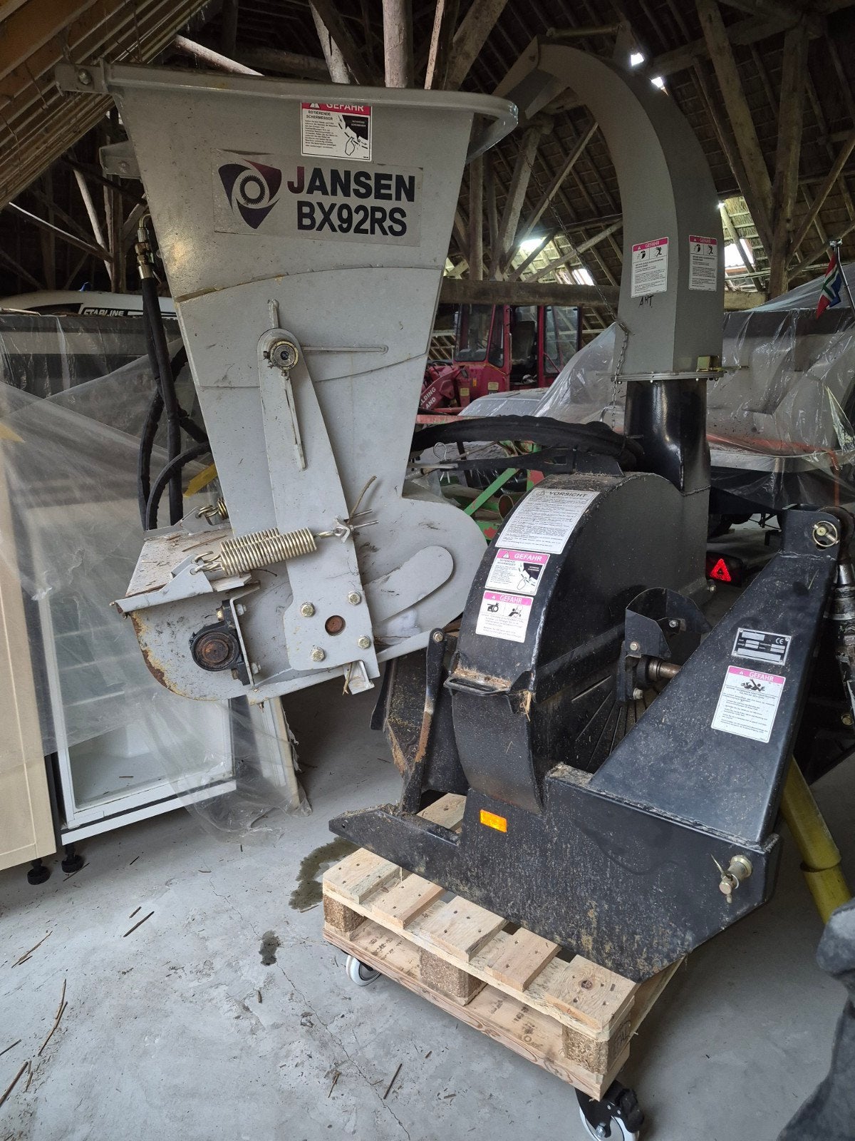 jansen bx 92 rs versnipperaar, Ophalen, Beregening en Drainage