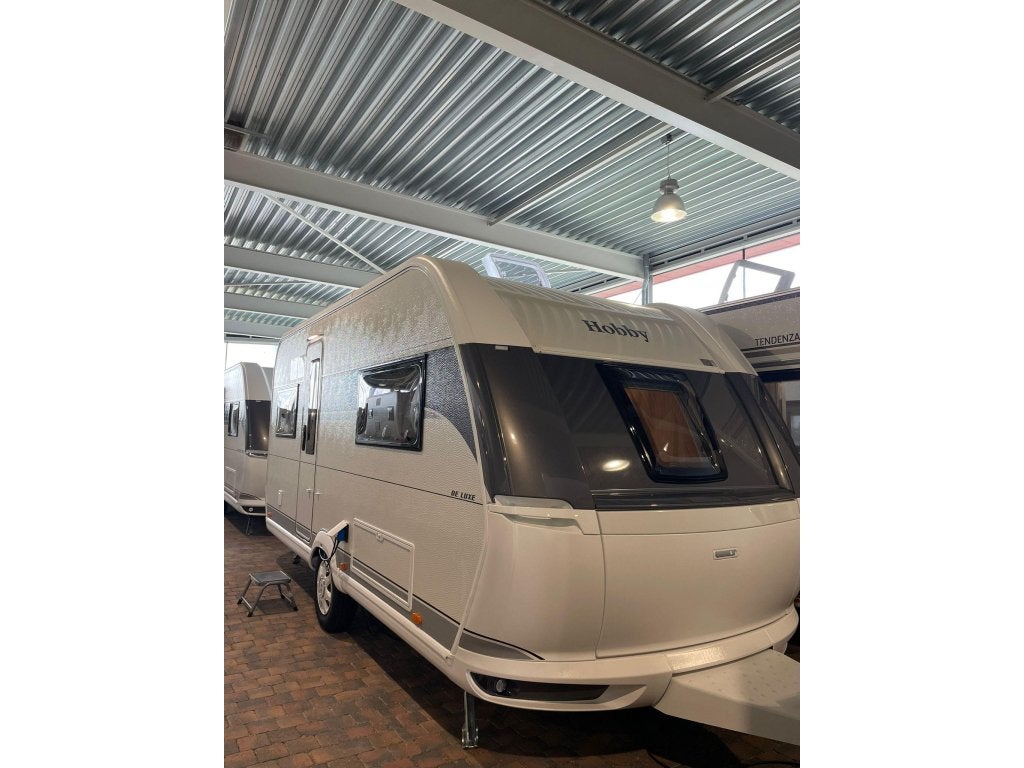 Hobby De Luxe 460 UFE, Caravans en Kamperen, Schokbreker, Rondzit, Hobby, Bedrijf