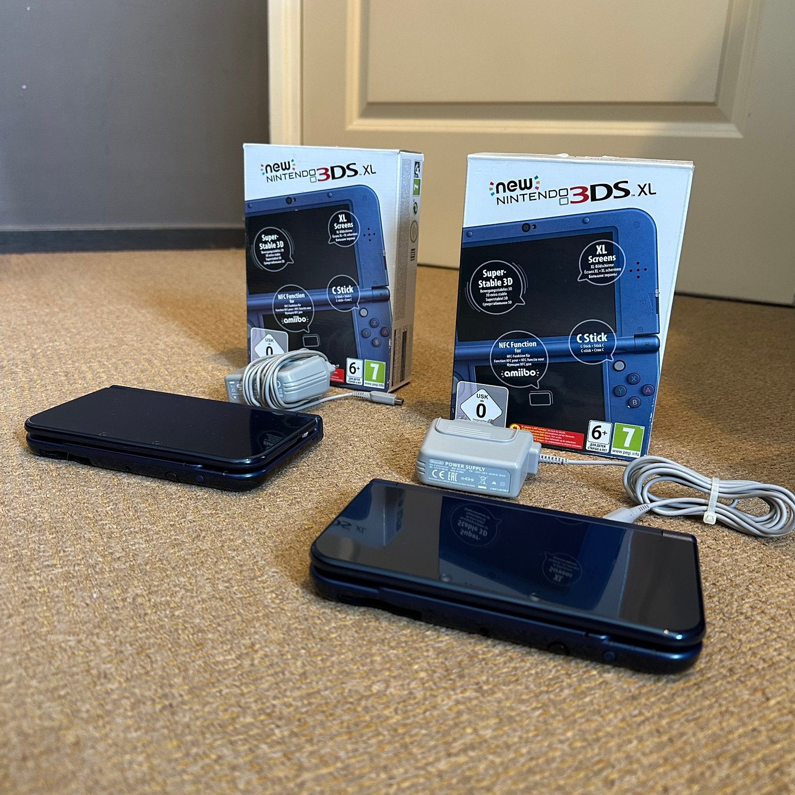 2X New Nintendo 3DS XL DUBBELE IPS + DOOS + GAMES + OPLADER, Spelcomputers en Games, Spelcomputers | Nintendo 2DS en 3DS, Zo goed als nieuw