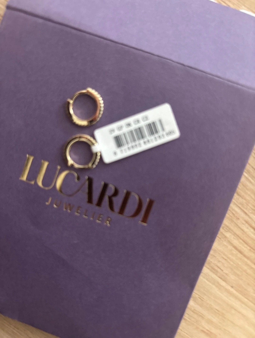 Lucardi Oorbellen Nieuw, Met kristal, Overige materialen, Nieuw, Ophalen of Verzenden