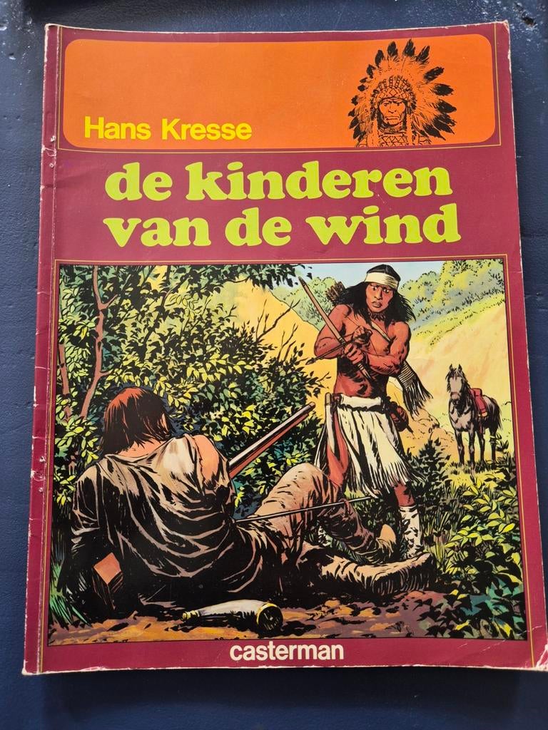 Stripboek "De Kinderen van de Wind" - Hans Kresse (1973), Eén stripboek, Ophalen of Verzenden, Gelezen