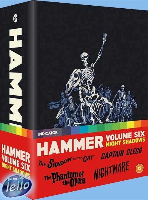 Blu-ray: Hammer Volume Six: Night Shadows (1961-64) UK nNLO, Ophalen of Verzenden, Nieuw in verpakking, Horror