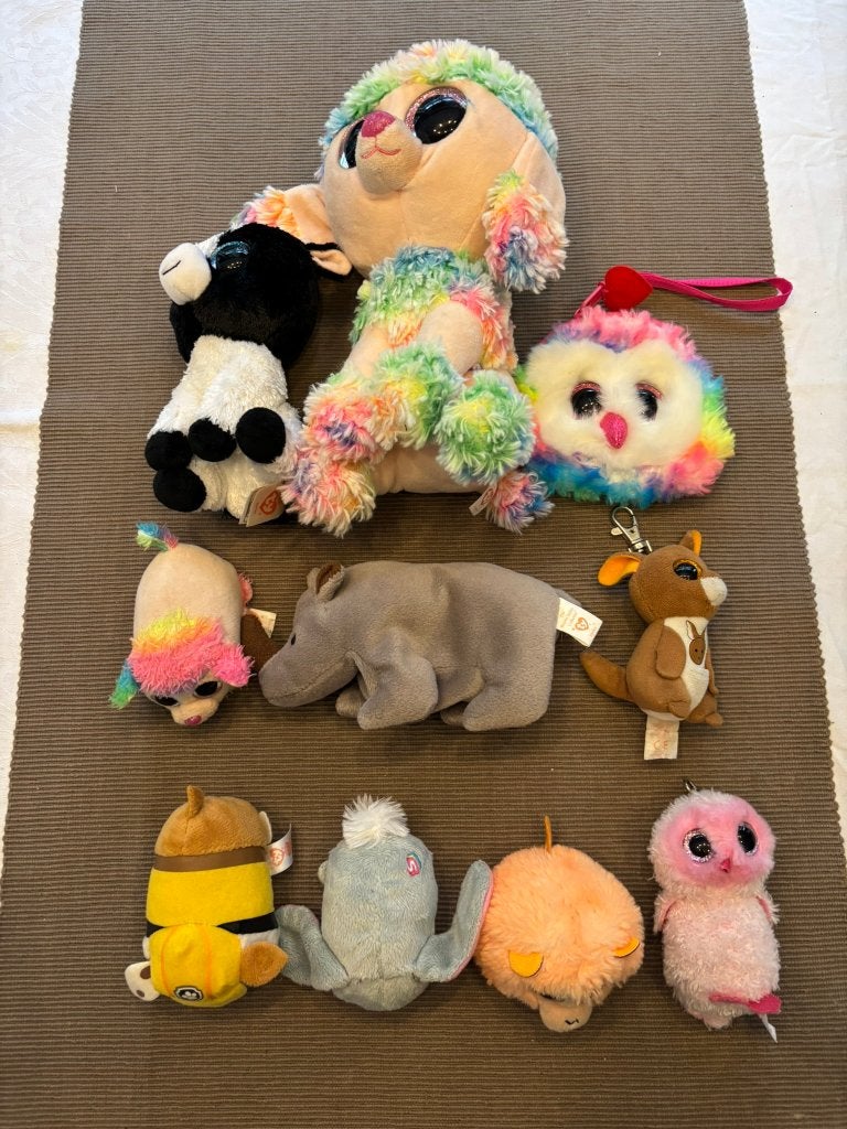 Ty beanie boos babies dieren collectie 10 knuffels!, Kinderen en Baby's, Speelgoed | Knuffels en Pluche, Overige karakters, Overige typen