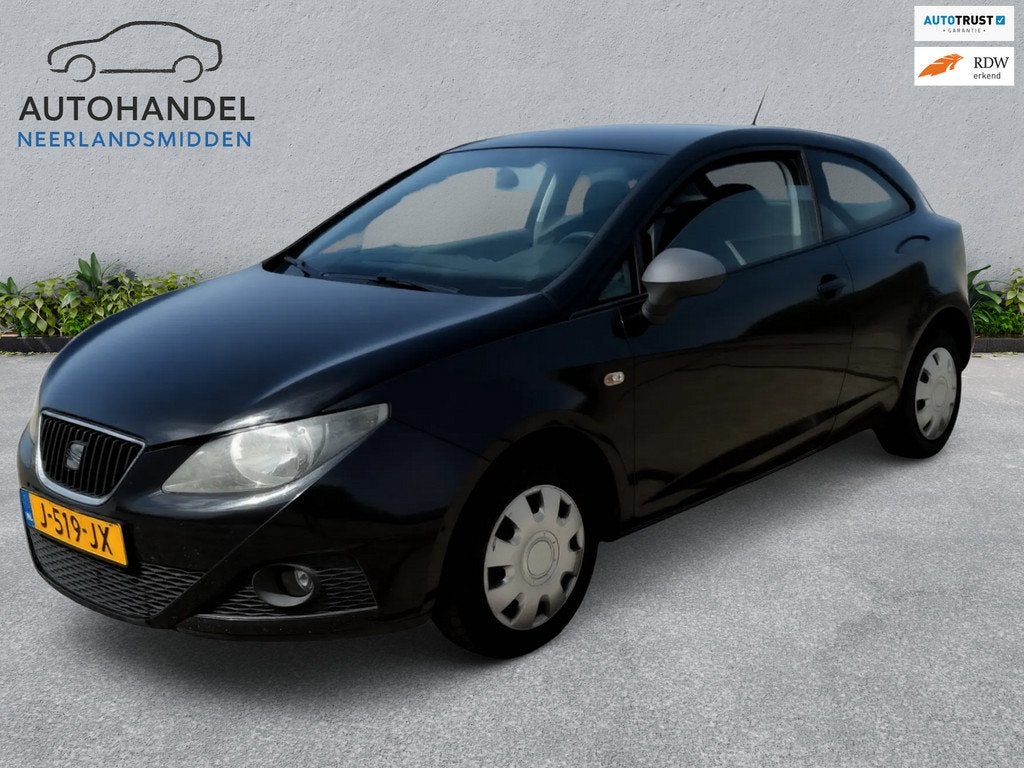 Seat Ibiza SC 1.2 Reference 3-drs airco cruisecontrol, Voorwielaandrijving, Euro 5, Gebruikt, 31 €/maand