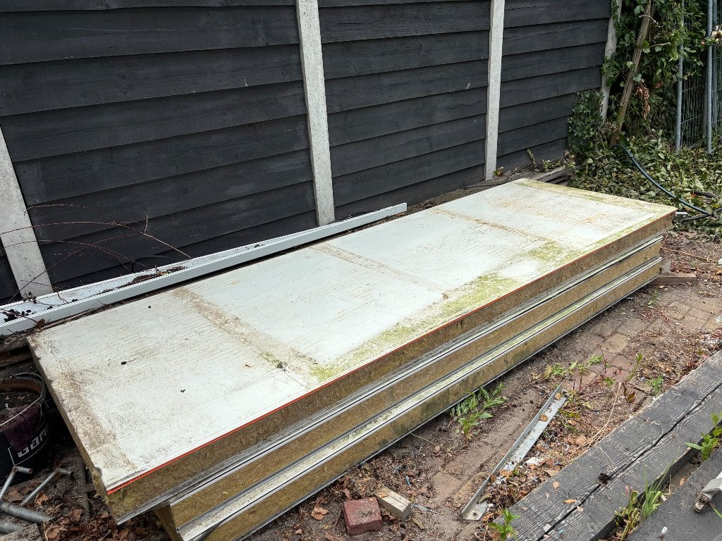 Sandwich panelen, Doe-het-zelf en Verbouw, Platen en Panelen, Ophalen, Zo goed als nieuw, Overige materialen, 100 mm of meer
