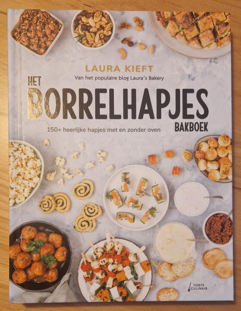 Het Borrelhapjes Bakboek - Laura Kieft (Nieuw), Overige typen, Nieuw, Ophalen of Verzenden, Laura Kieft