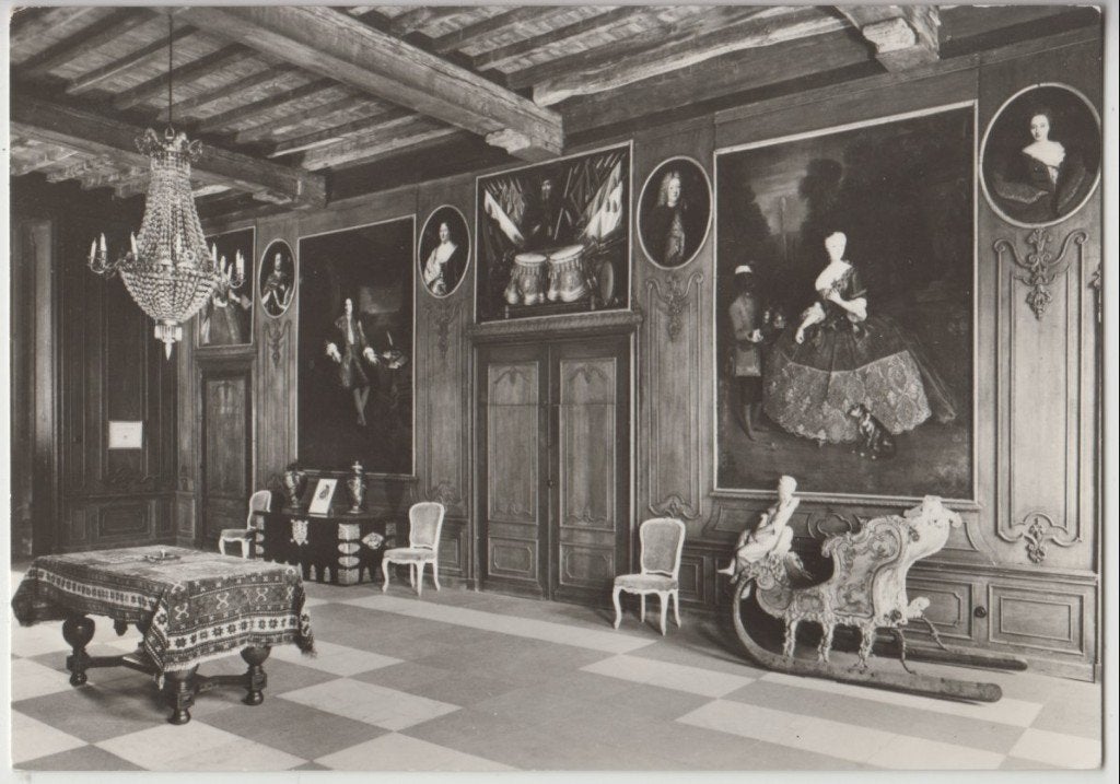 Vaassen Gld. Kasteel Cannenburgh Interieur Hal 1973 Ongelope, Verzenden, 1960 tot 1980, Gelopen, Gelderland