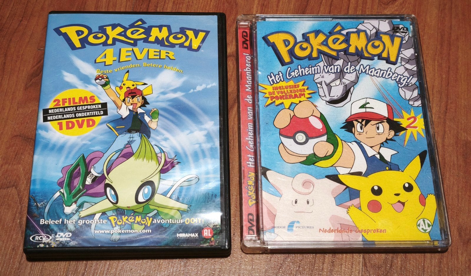 Klassieke Pokémon DVDs –Maanberg Deel 2 + 4Ever (Nederlands), Ophalen, Gebruikt, Nederlands