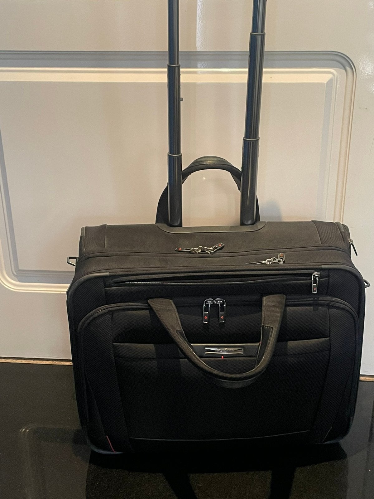 Samsonite business trolley, Computers en Software, Laptoptassen, Ophalen of Verzenden, 17 inch of meer, Zo goed als nieuw, Trolleytas