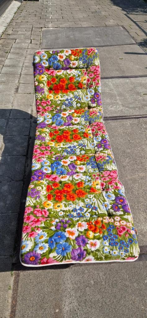 ligkussen vintage/retro tuinkussen 187x62 cm, Ophalen, Huis en Inrichting