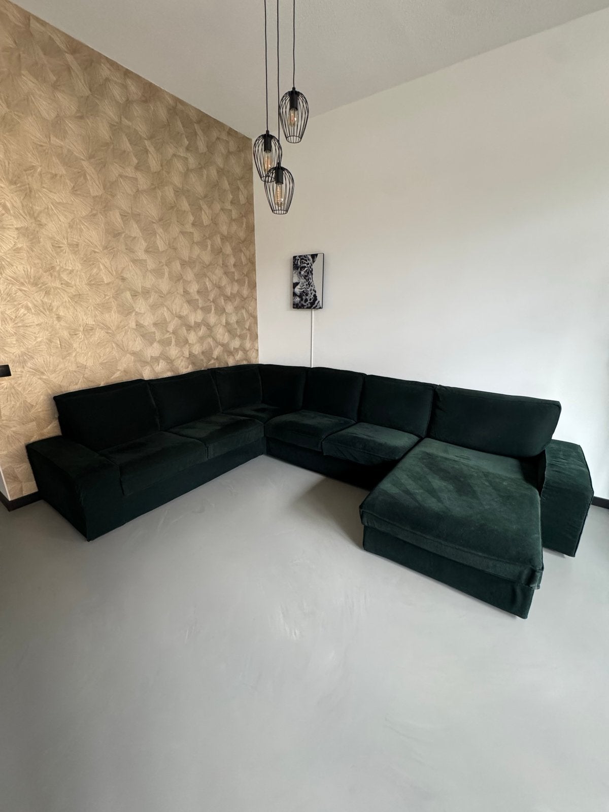 KIVIK Hoekbank, 5-zits met chaise longue, Tallmyra donkergro, Ophalen, Gebruikt, Hoekbank, 300 cm of meer