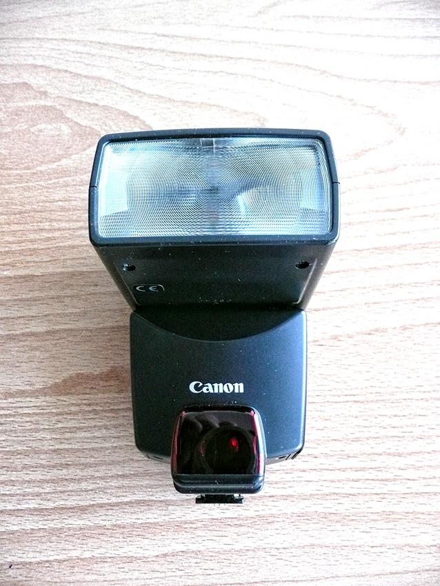 Canon Speedlite 380EX E-TTL flitser, Ophalen of Verzenden, Zo goed als nieuw, Canon, Kantelbaar