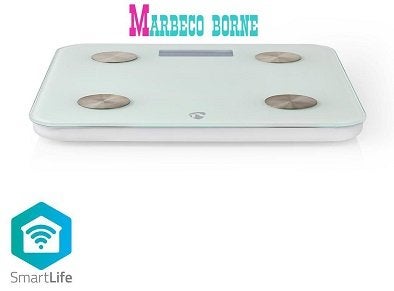 SmartLife Wi-Fi Personenweegschaal, Weegschaal, gratis app, Nedis SmartLife, Nieuw, 100 kg of meer, Digitaal