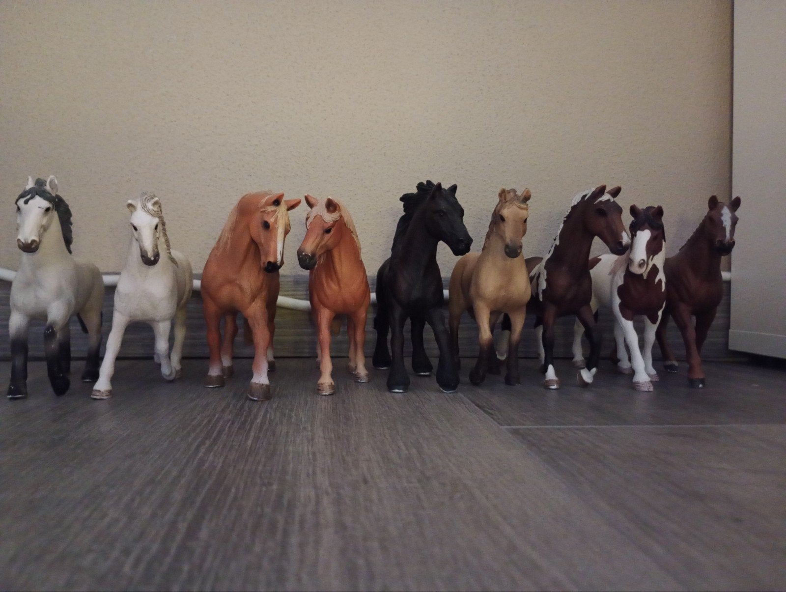 Mooie verzameling Schleich paarden, Ophalen, Zo goed als nieuw, Paard, Beeldje of Figuurtje
