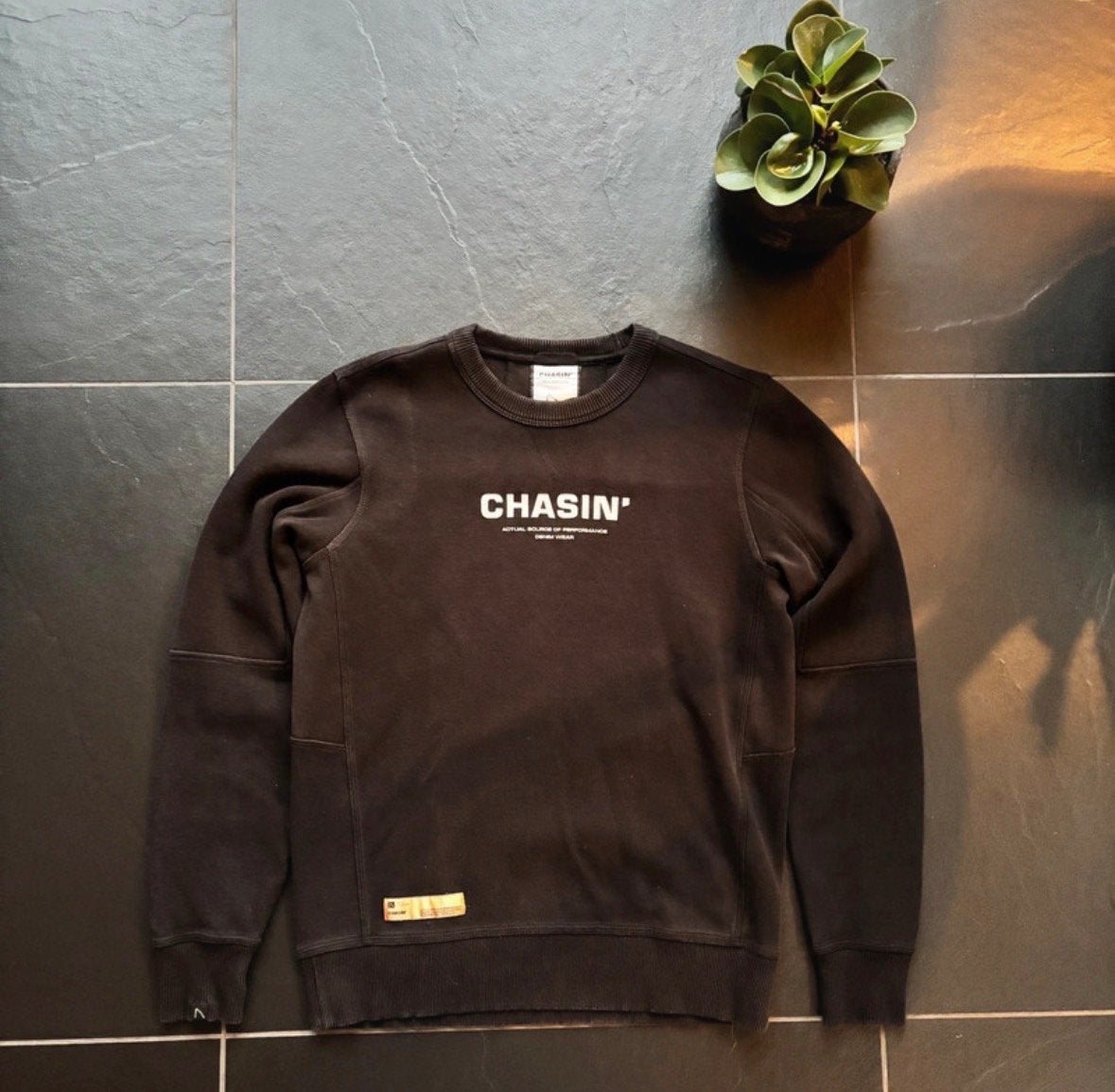 Chasin' sweater maat S - Zwart, Kleding | Heren, Truien en Vesten, Ophalen of Verzenden, Zo goed als nieuw, Maat 46 (S) of kleiner