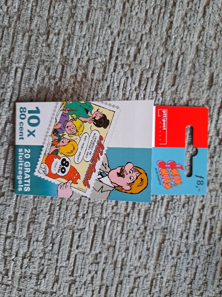 Jan, Jans en de Kinderen postzegels (10x 80 cent), Postzegels en Munten, Ophalen of Verzenden, Na 1940, Postfris