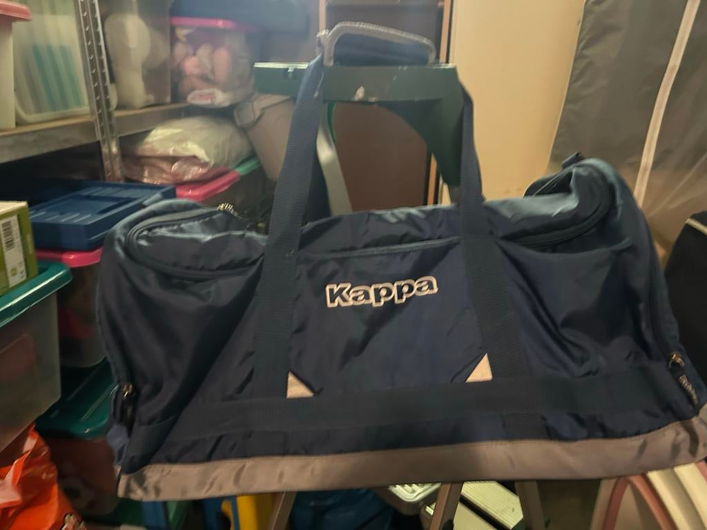 Kappa Sporttas - Blauw met Grijs, Ophalen of Verzenden, Gebruikt, Unisex volwassen