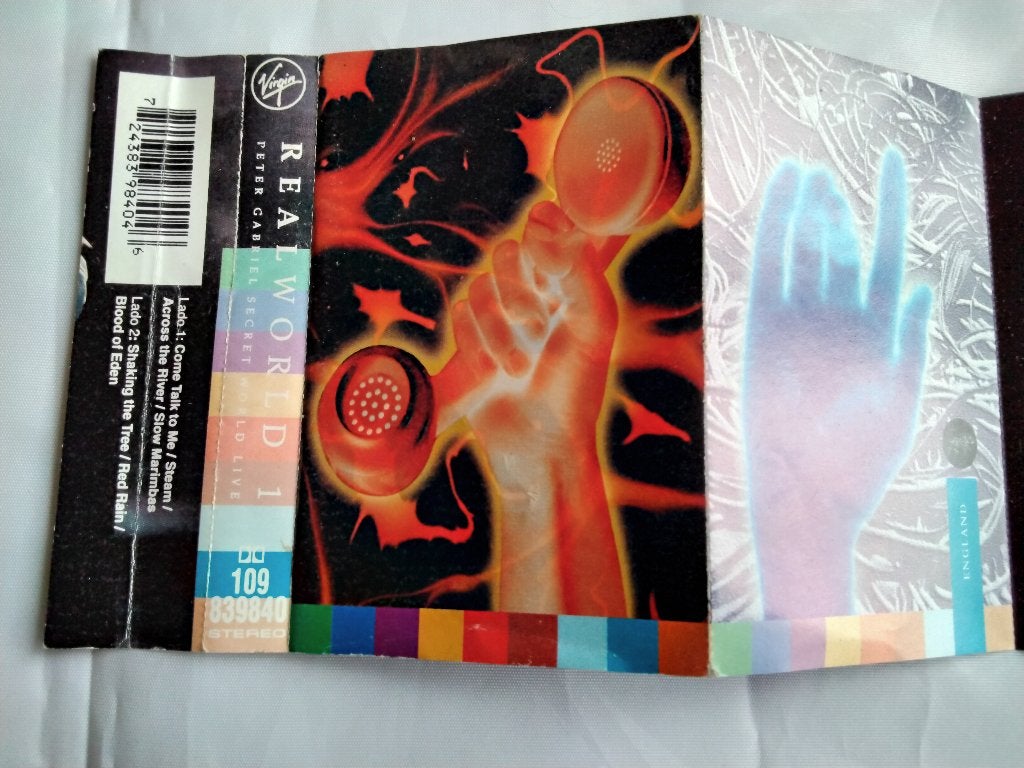Cassette Peter Gabriel Secret World Live MUST-HAVE Chileens, Gebruikt, 1 bandje, Ophalen of Verzenden, Origineel
