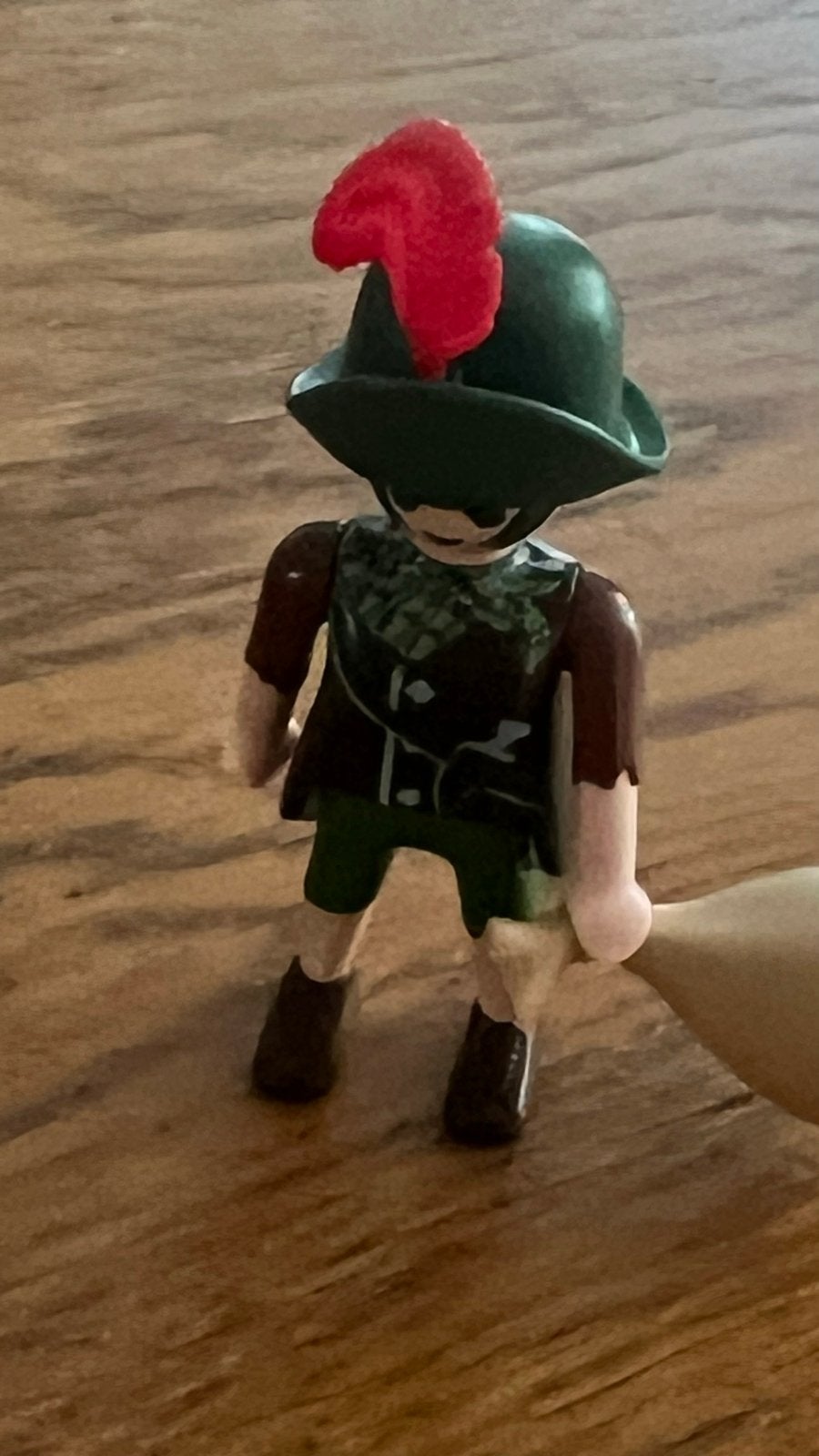 Playmobil Robin Hood figuur met veer op hoed, Ophalen of Verzenden, Gebruikt, Jongen of Meisje