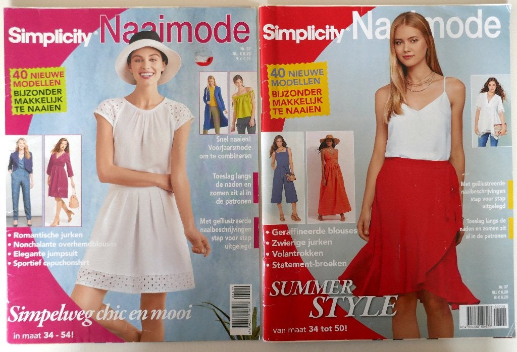 simplicity naaimode, Hobby en Vrije tijd, Ophalen of Verzenden, Nieuw, Vrouw, Overige merken