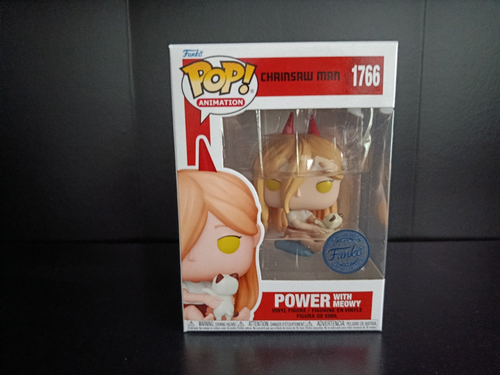 Power with Meowy 1766 Exclusive Funko Pop Chainsaw Man, Ophalen of Verzenden, Nieuw